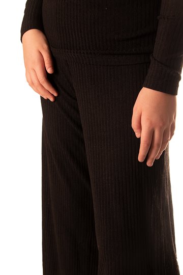 D-xel Bukser - Wide Leg - Black